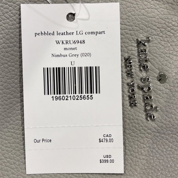 Kate Spade Monet Large Compartment Tote Nimbus Grey - Picture 16 of 16